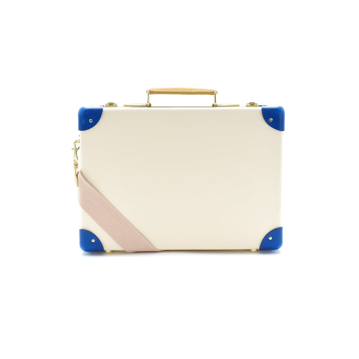 Palm Springs · Small Attaché | Ivory/Cobalt/Gold - GLOBE-TROTTER