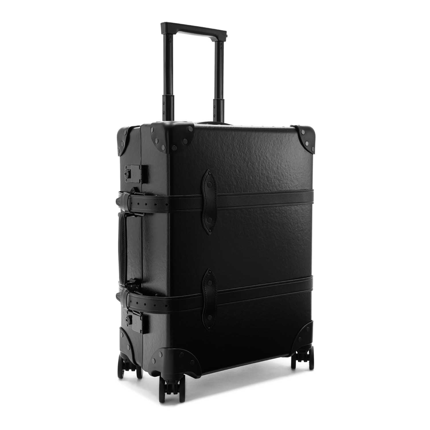 グローブトロッター スーツケース トランク キャリー 黒系✕ボルドーバッグサイズA4サイズ収納可
