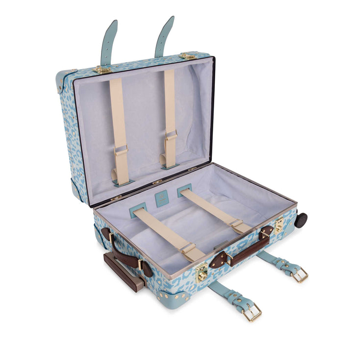 GOLF le FLEUR* · フルール カモ キャリーオン - 4ホイール | ソフトブルー/ベイビーブルー/ゴールド