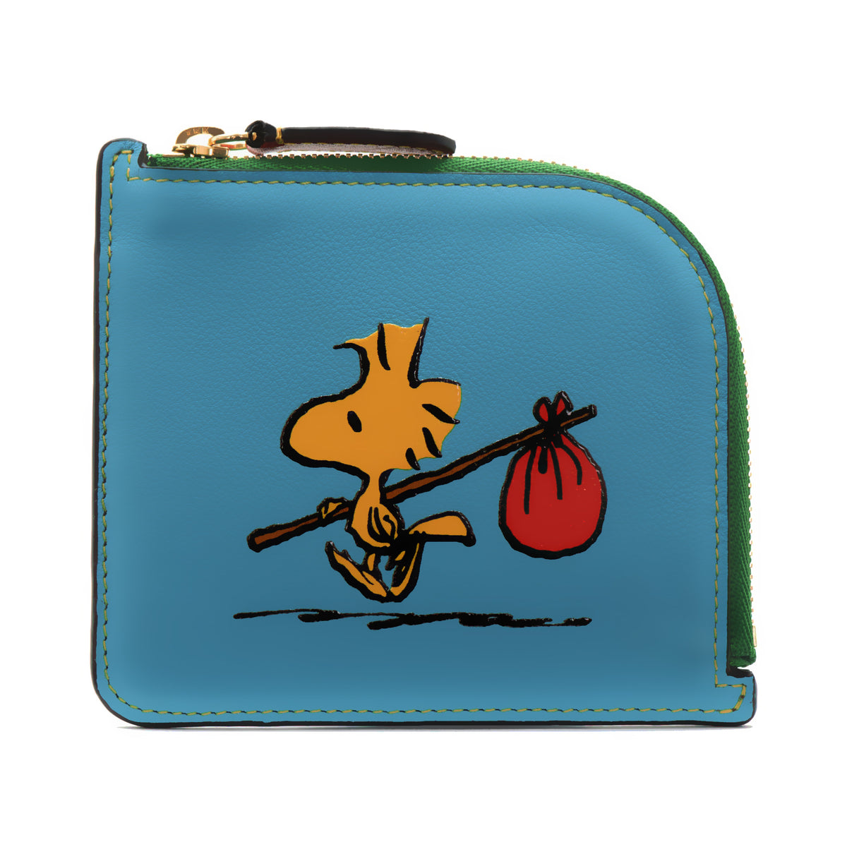 ピーナッツ · ジップウォレット ウッドストック | スカイブルー/グリーン