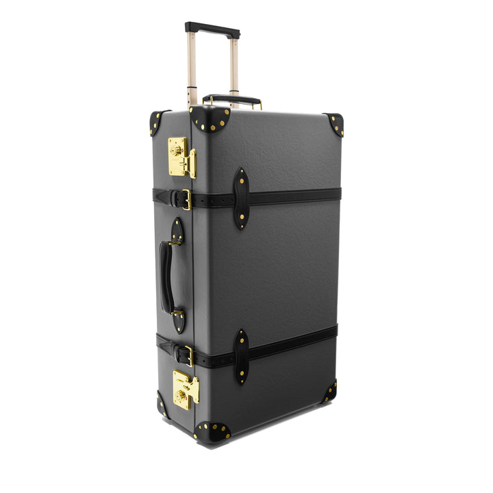 GLOBE TROTTER センテナリー スーツケース ブラック 2輪 センテナリー ラージチェックイン 2輪 スーツケース チャコール