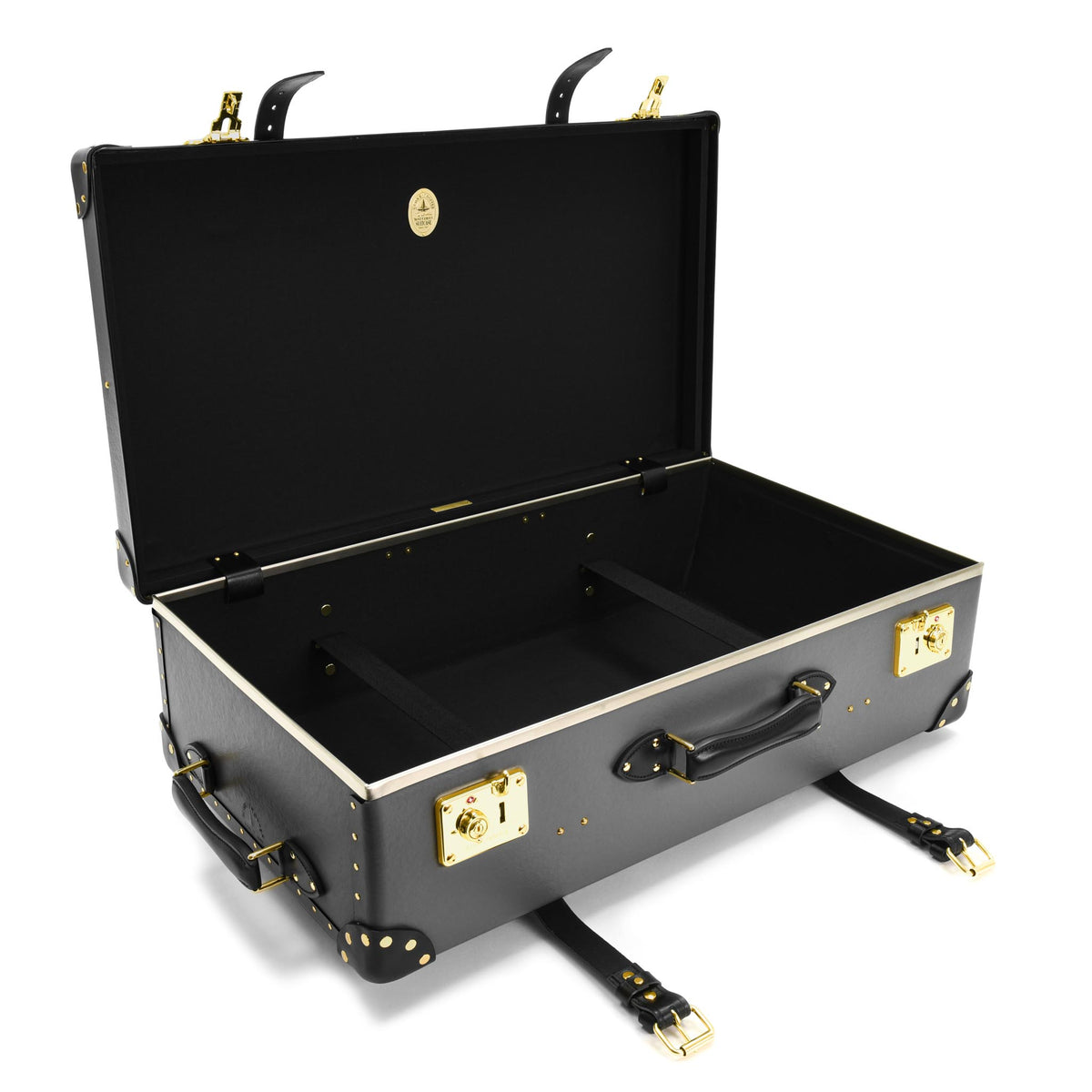 センテナリー · ラージチェックイン | チャコール/ブラック/ゴールド