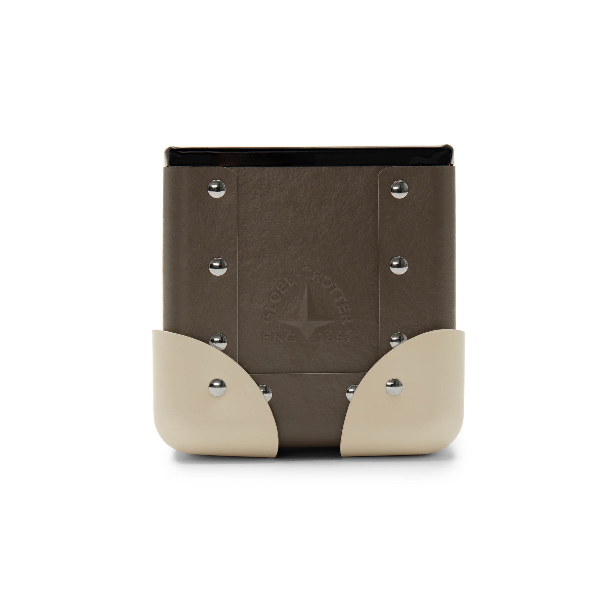 ホームコレクション · スモールペンホルダー | ノーブルブラウン/アイボリー/クロム