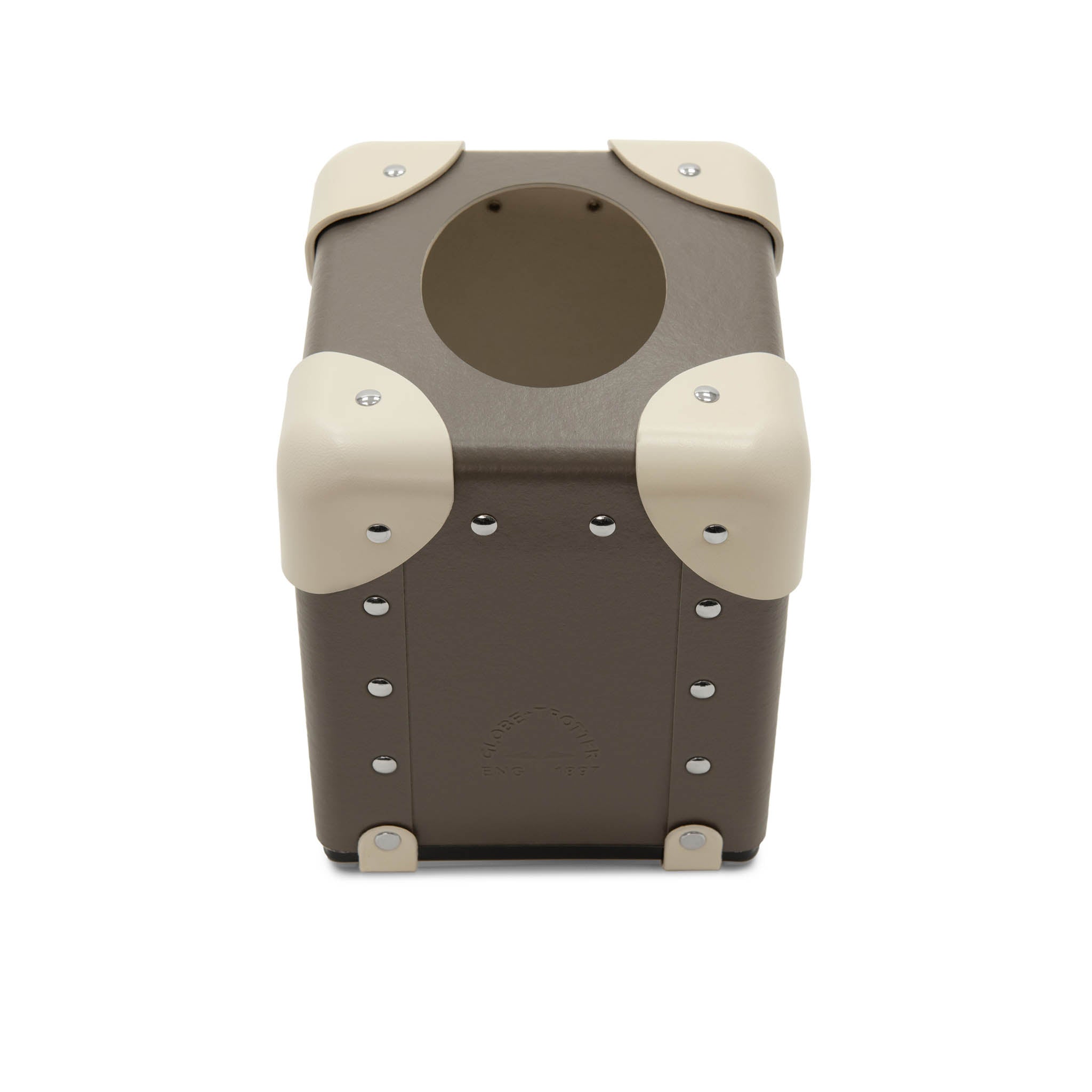 ホームコレクション · ティッシュボックスカバー | ノーブルブラウン/アイボリー/ゴールド