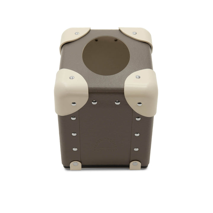 ホームコレクション · ティッシュボックスカバー | ノーブルブラウン/アイボリー/ゴールド