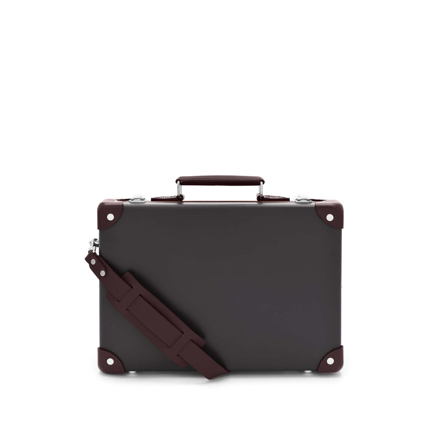 センテナリー · スモールアタッシェ | ブラウン/バーガンディ/クローム – first image
