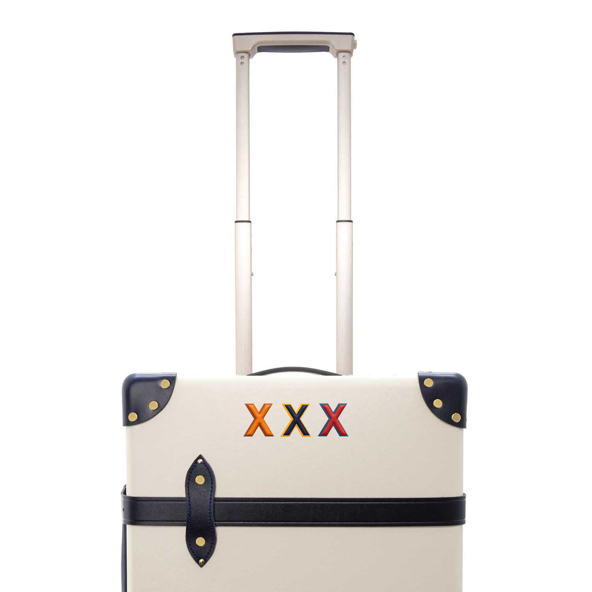 レザーステッカー · アルファベット X | オレンジ/ブラウン