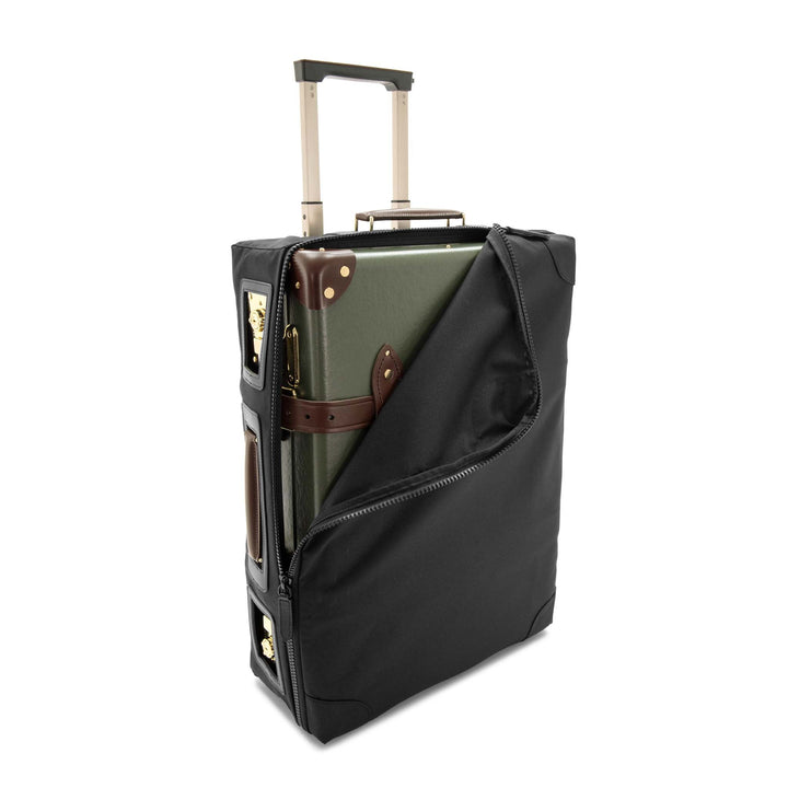 GLOBE TROTTER スーツケースカバー スーツケースカバー キャリーオン 2輪 ブラック | グローブ