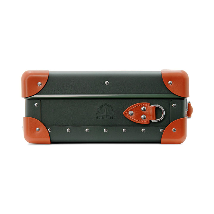 レザークラフテッド · スモールアタッシェ | リーフグリーン/オレンジ/クロム