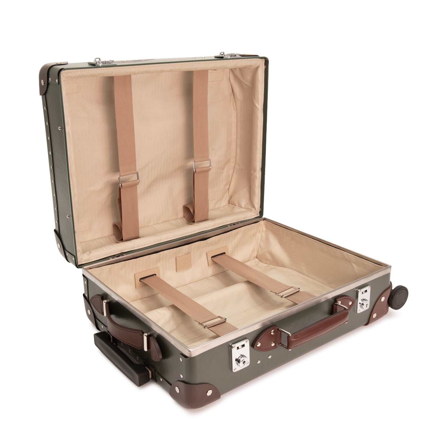 【日本公式オンライン限定】エクスプローラー · キャリーオン - 4ホイール | グリーン/ブラウン/クロム