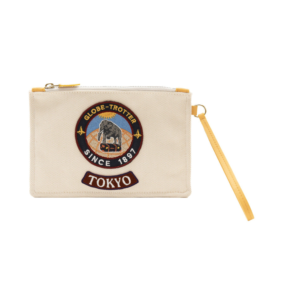 【オンライン・銀座限定】エクスプローラー · ジップポーチ | エクリュ・キャンバス TOKYO – first image