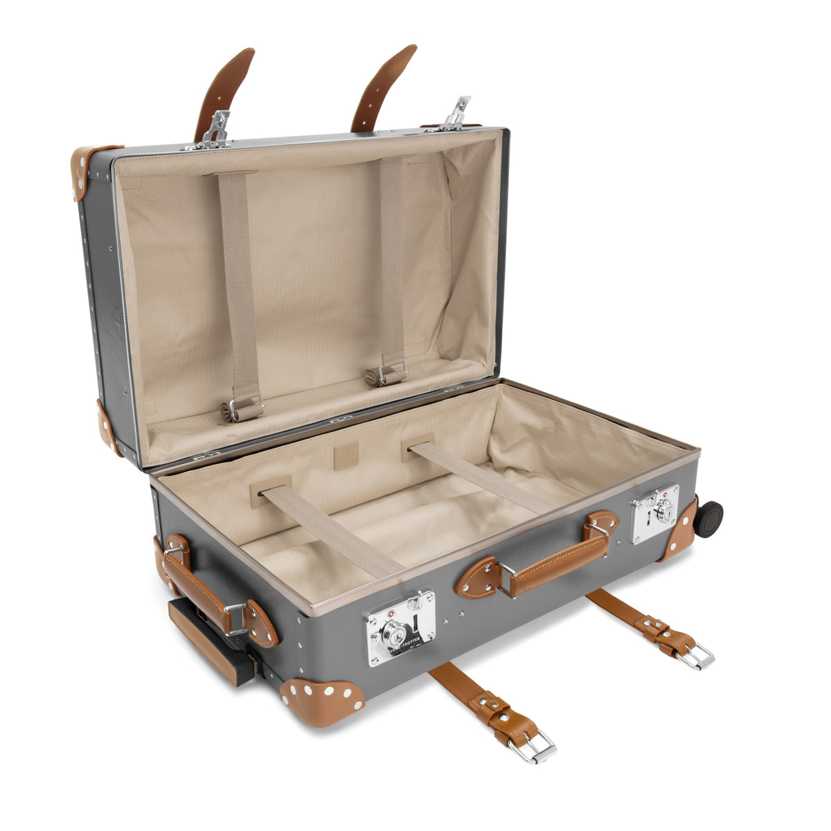 センテナリー · ミディアムチェックイン - 4ホイール | グレー/キャラメル