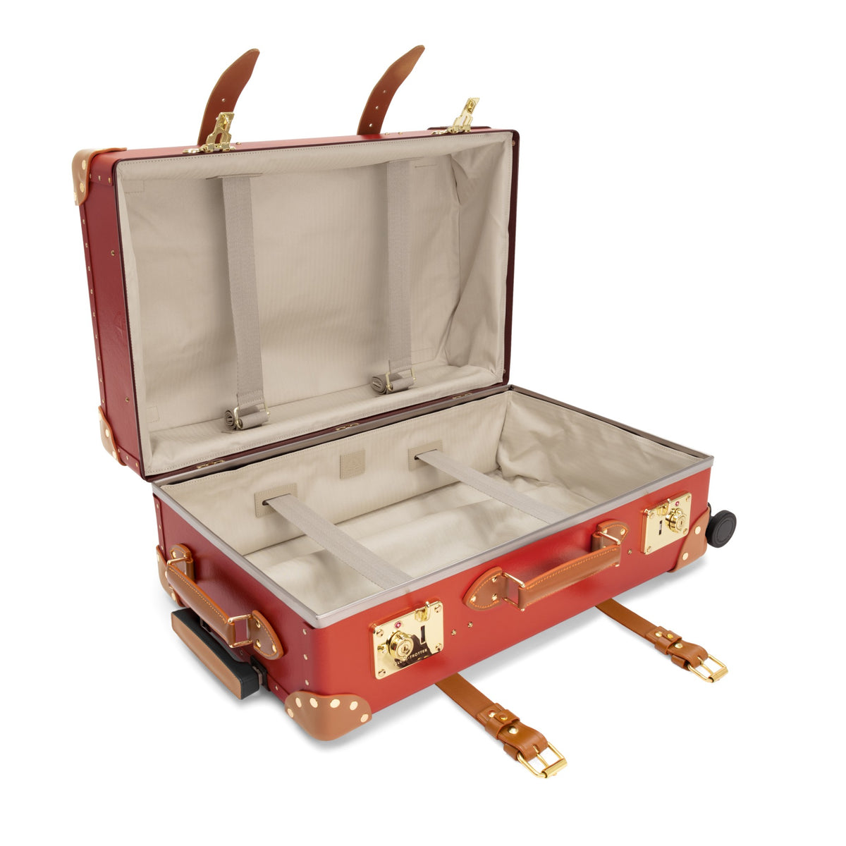 センテナリー · ミディアムチェックイン - 4ホイール | レッド/キャラメル