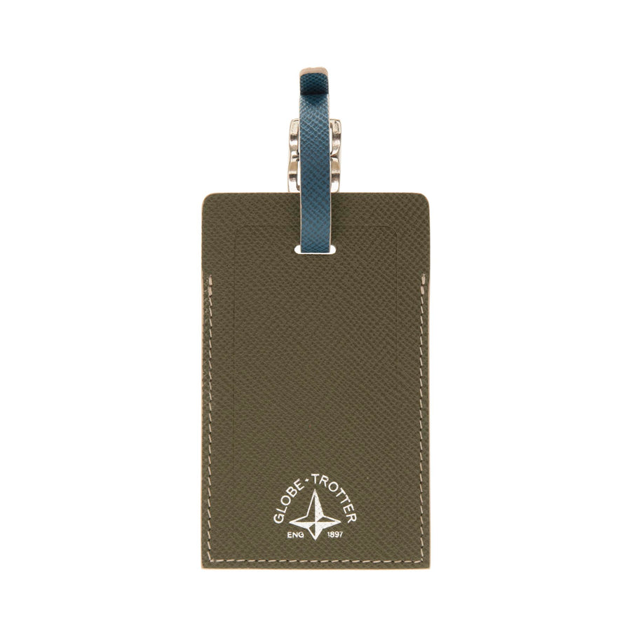 【青山店・オンライン限定】ジェット · ラゲッジタグ | ダークグリーン/ロンドンストーン/ティール/クローム – first image