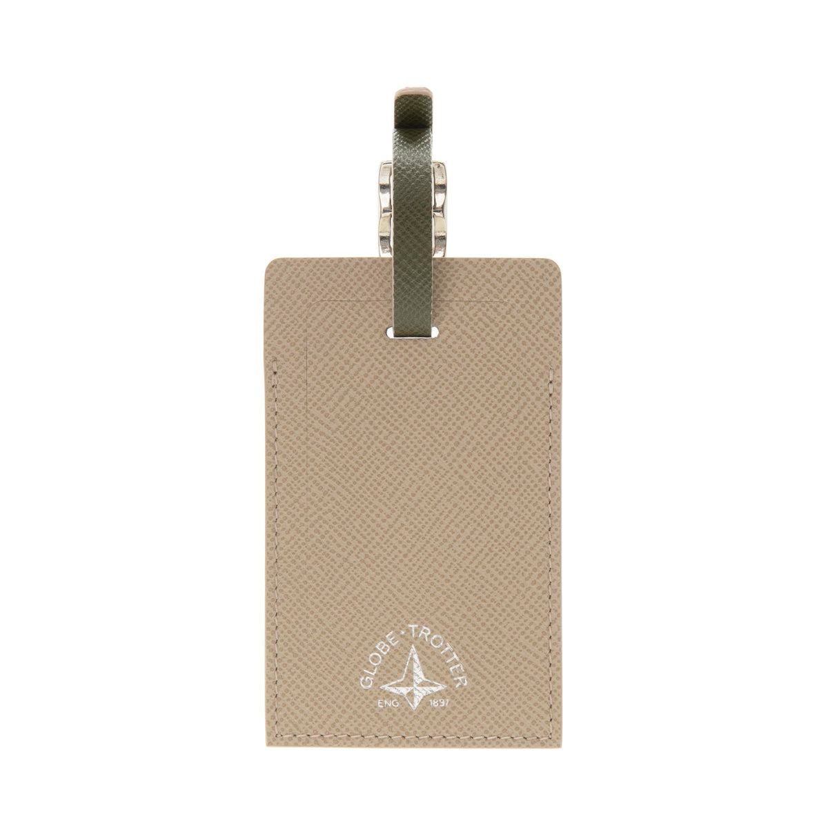 【青山店・オンライン限定】ジェット · ラゲッジタグ | ロンドンストーン/アイボリー/ダークグリーン/クロム