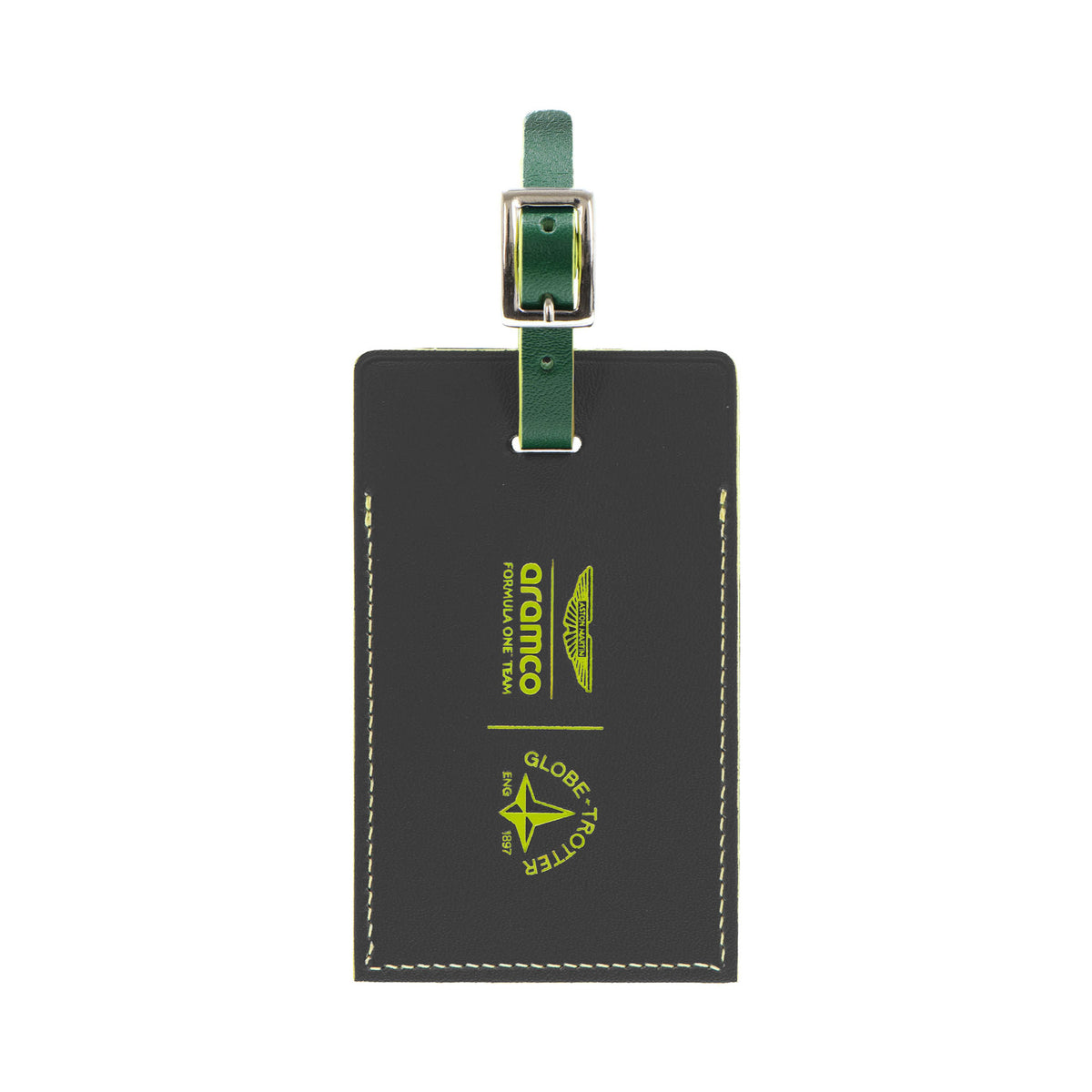 Aston Martin Aramco F1™ Team · ラゲッジタグ | チャコール/グリーン/クローム