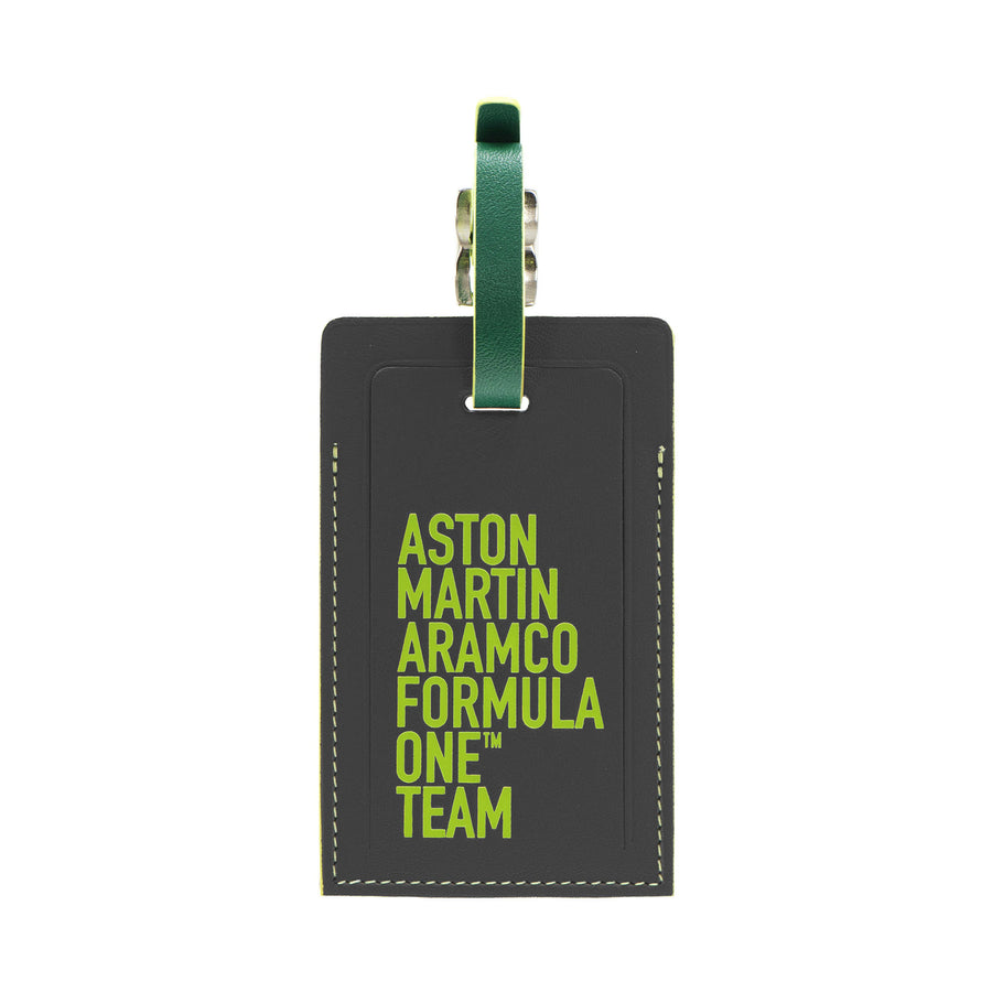 Aston Martin Aramco F1™ Team · ラゲッジタグ | チャコール/グリーン/クローム – first image