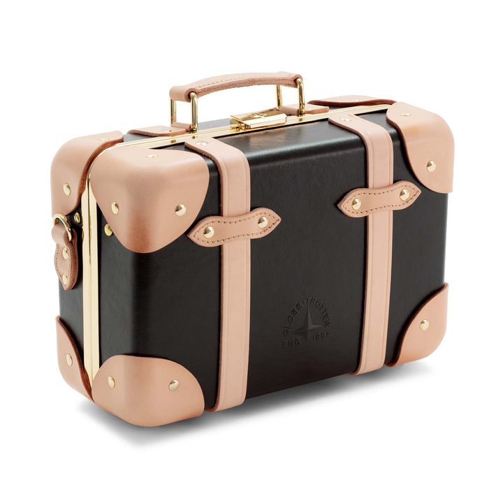 サファリ マイクロケース ブラウン クロスボディバッグ