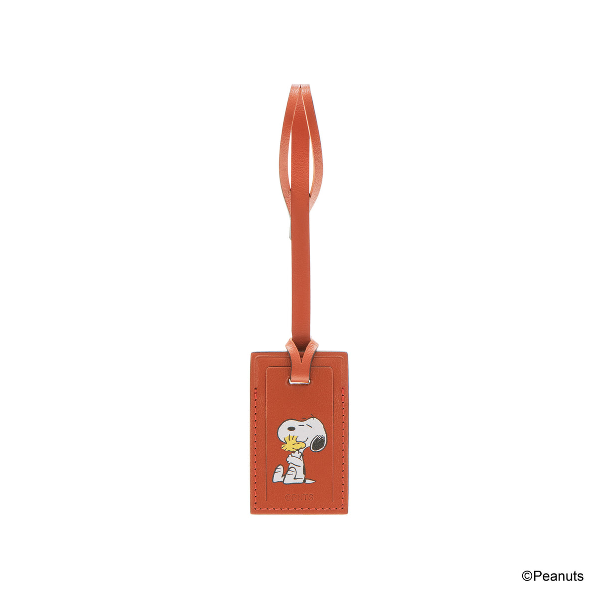ピーナッツ · スモールラゲッジタグ | ホリデーオレンジ