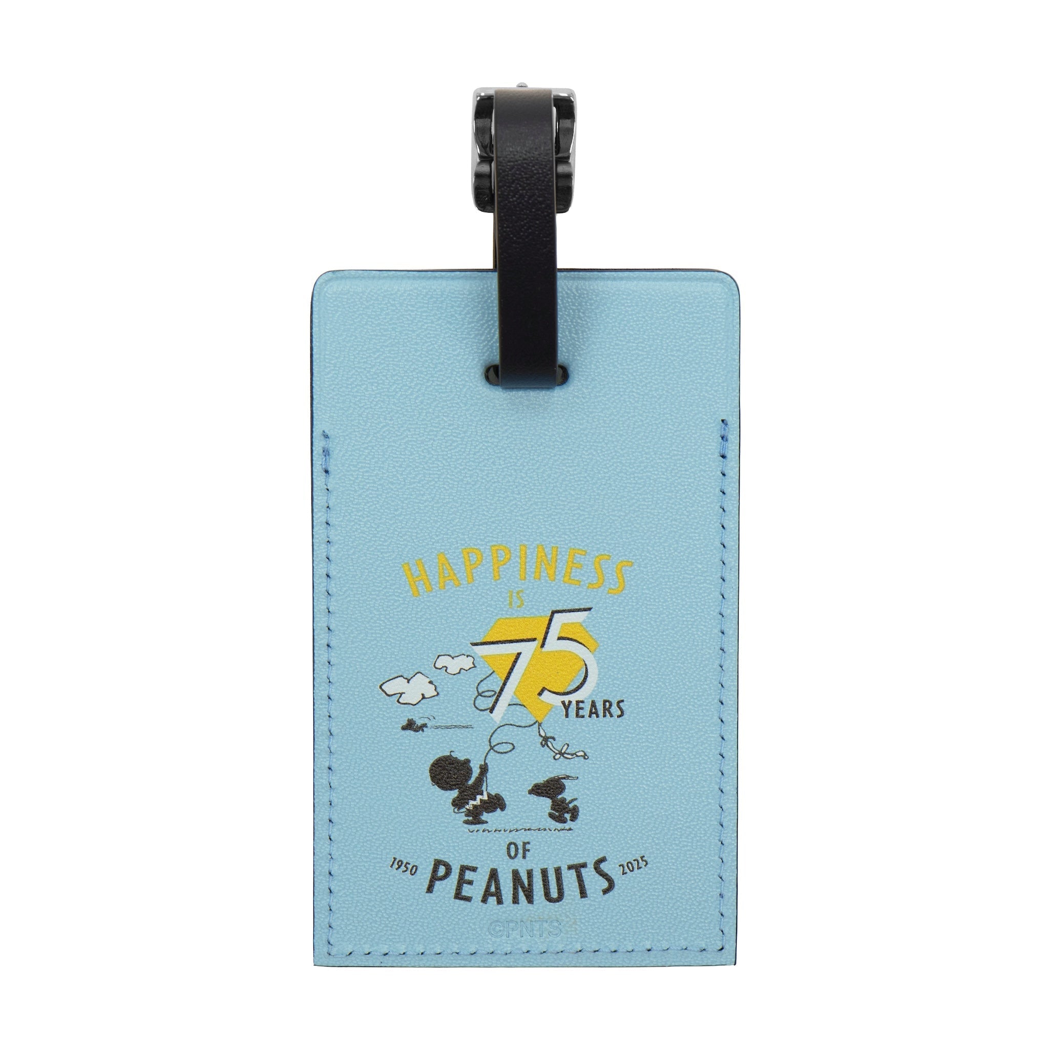 ピーナッツ 75th · ラゲッジタグ | パステルブルー/ネイビー/クローム