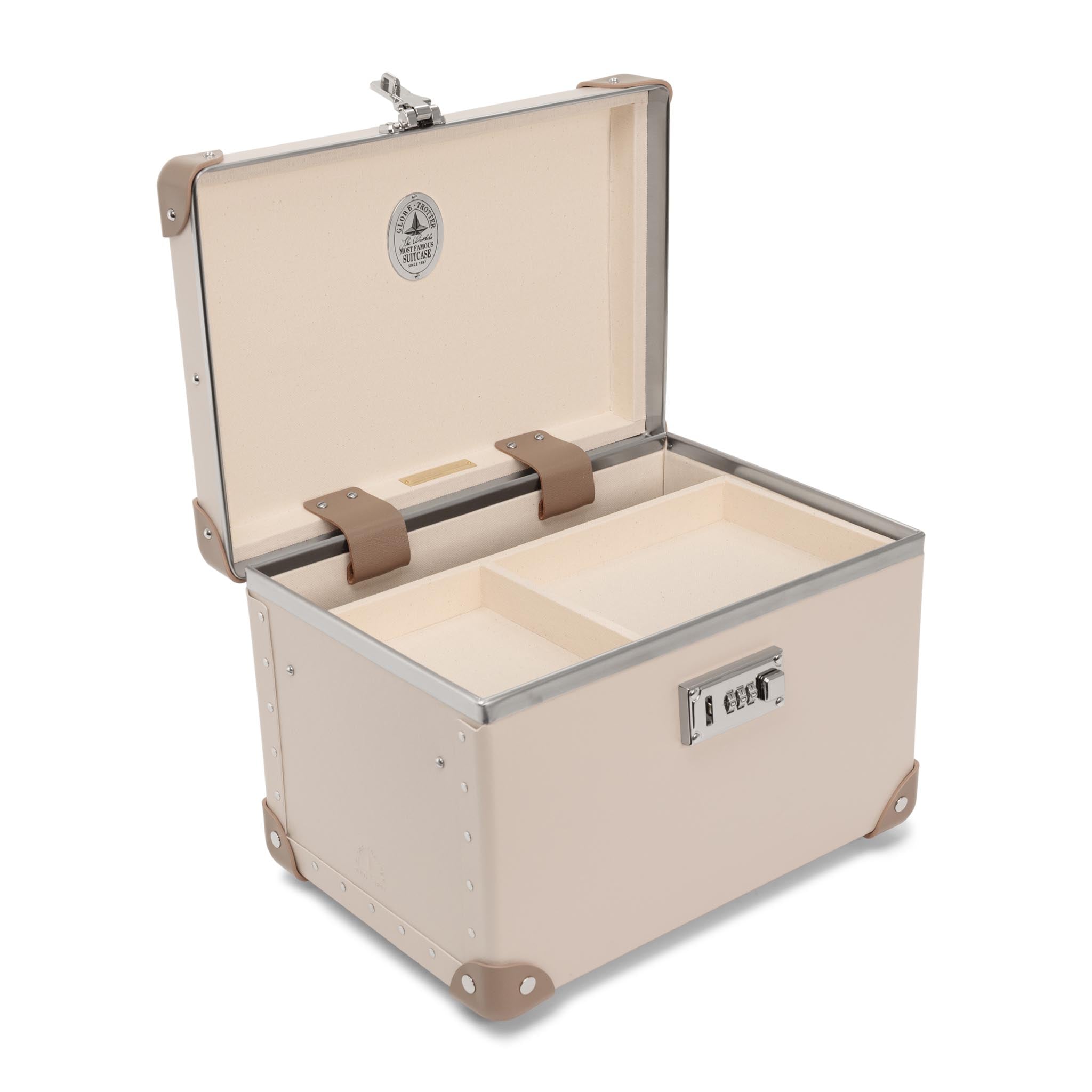 ホームコレクション · ヴァニティケース  | チョーク/モス/クロム