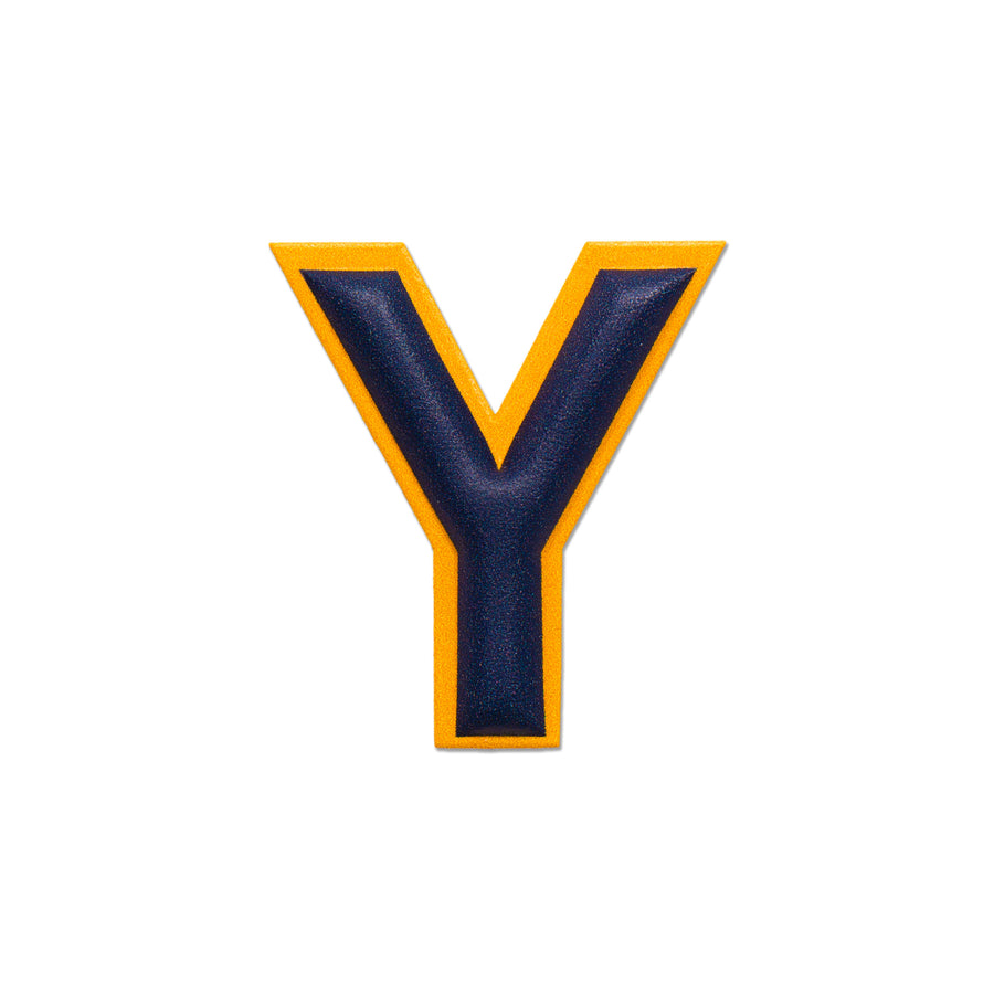 アルファベット · レザーステッカー | イエロー/ダークブルー | Y – first image