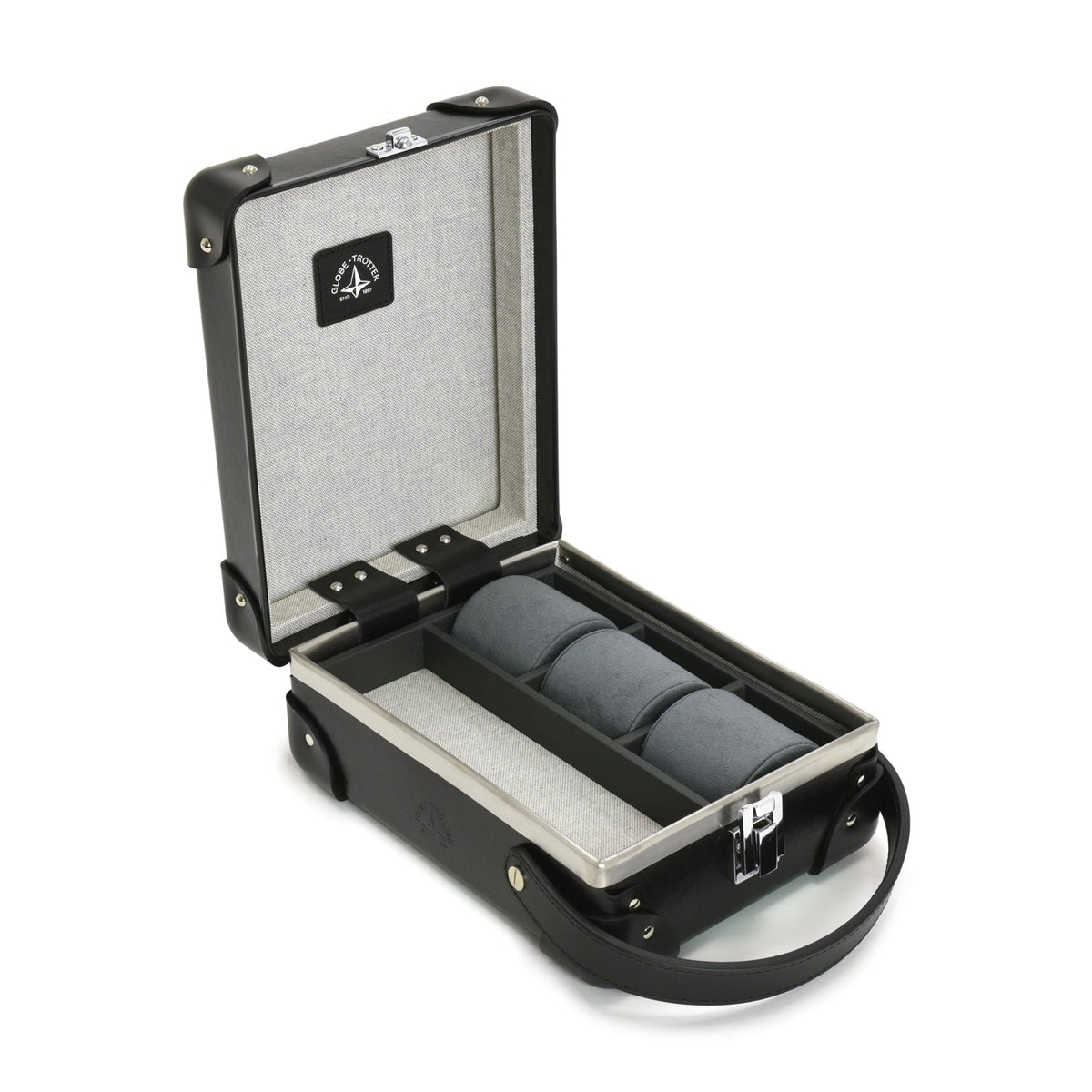 センテナリー · 3 スロット ウォッチケース | ブラック/ブラック