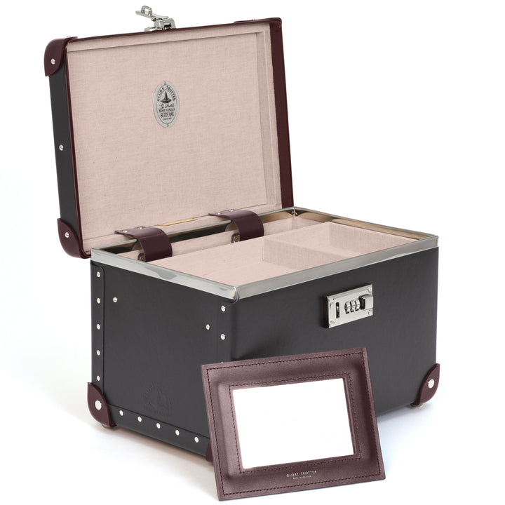 センテナリー · ヴァニティケース | ブラウン/バーガンディ