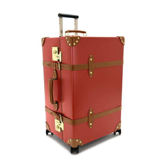 Centenary · XL Trunk - 4 Wheels | Red/Caramel - GLOBE-TROTTER