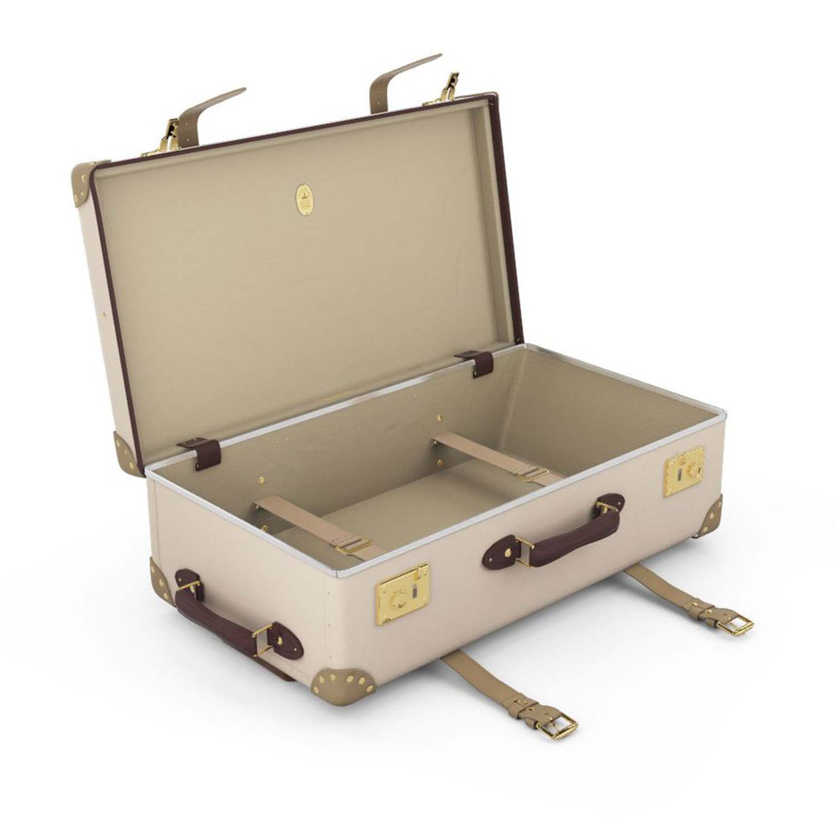 カスタム · ラージチェックイン | アイボリー/モス