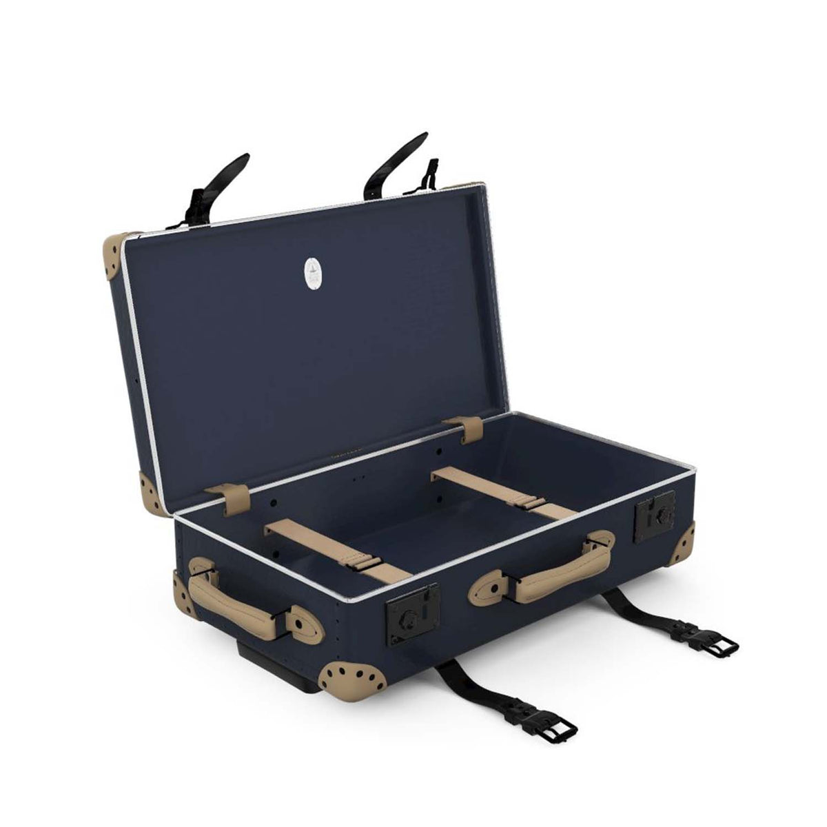 カスタム · ミディアム チェックイン | ネイビー/モスグリーン