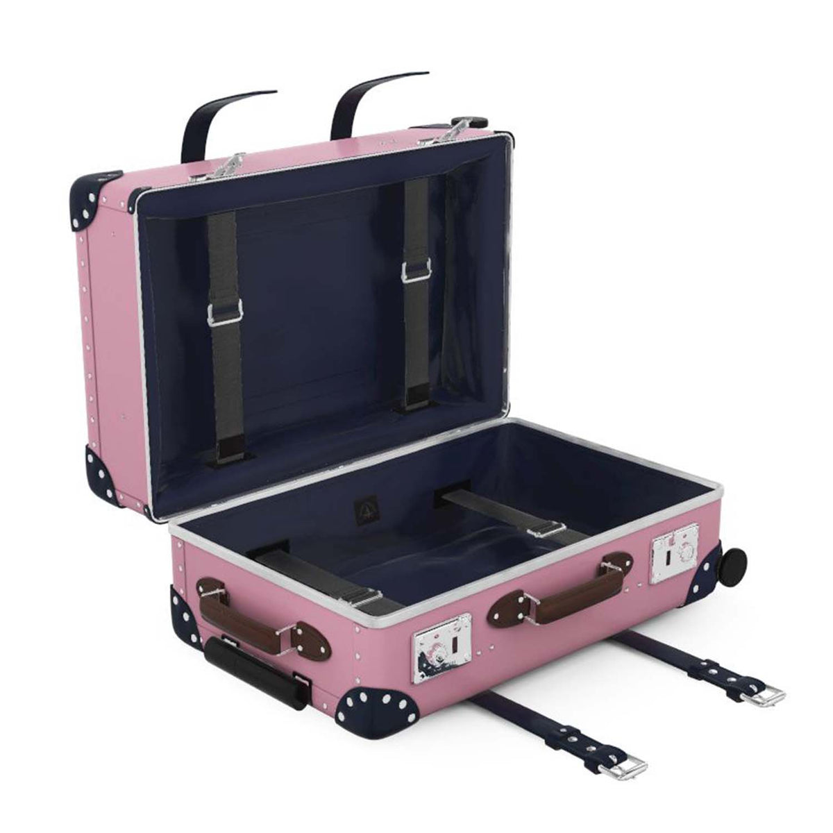 カスタム · ミディアムチェックイン - 4ホイール | ライトピンク/ネイビー