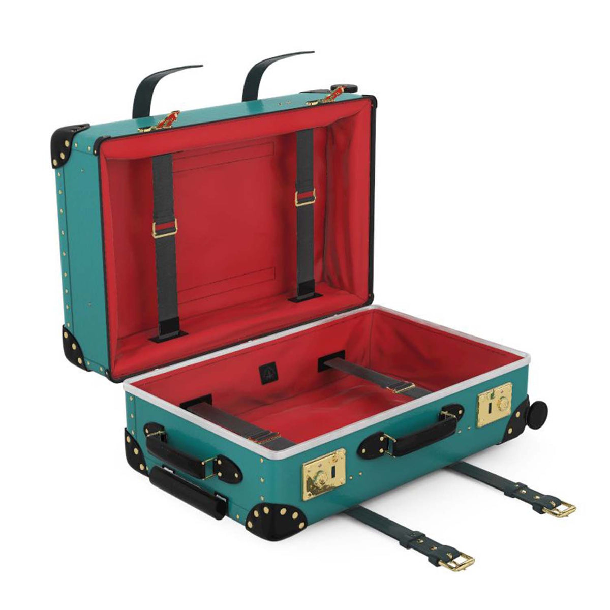 カスタム · ミディアムチェックイン - 4ホイール | ターコイズグリーン/ブラック