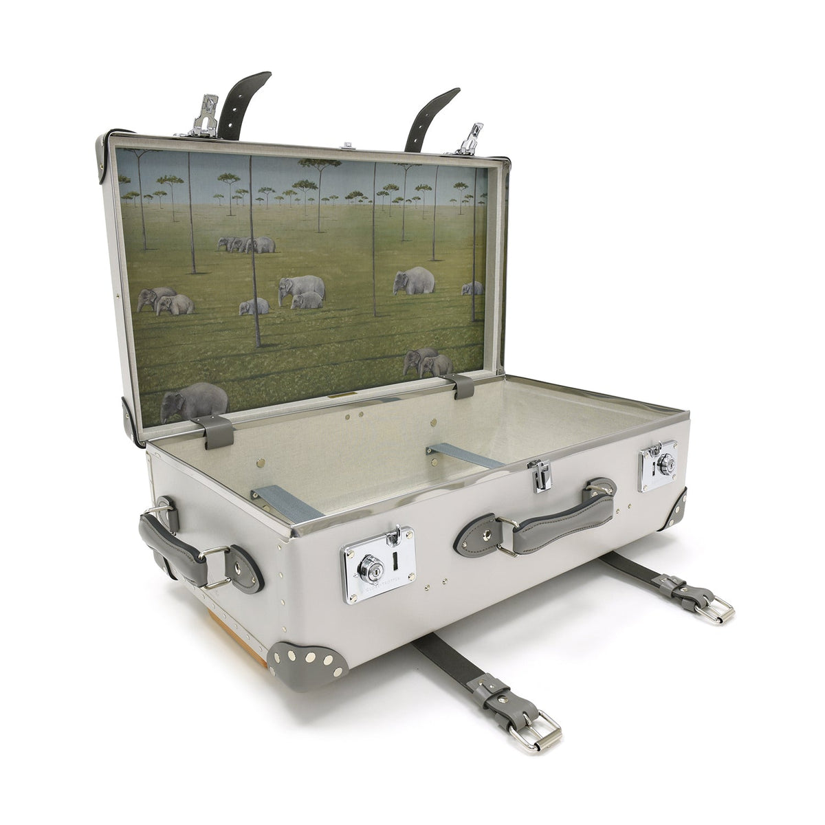 エレファントファミリー· ミディアム チェックイン | クラウドグレー/スチール