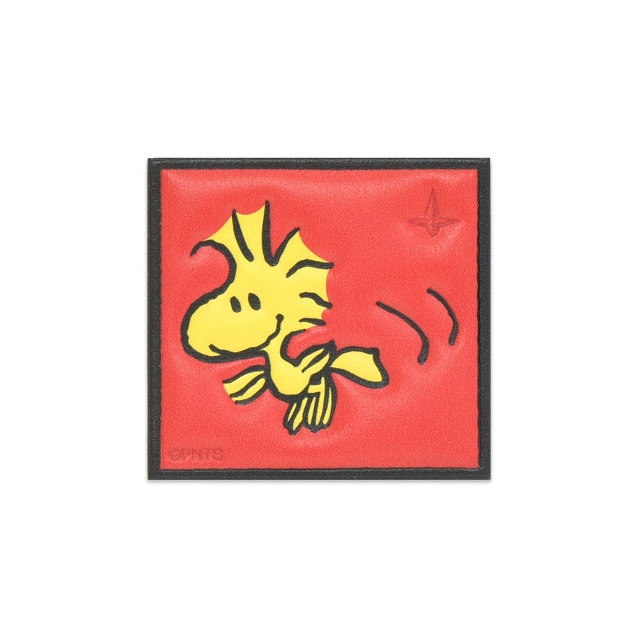 ピーナッツ · レザーステッカー | レッド – first image