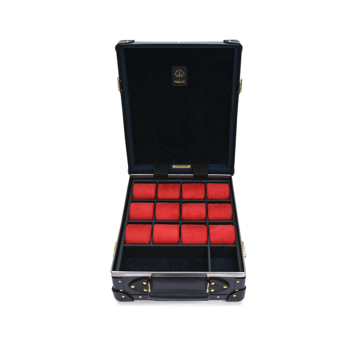 ピーナッツ · 12 スロット ウォッチケース | ネイビー/ネイビー