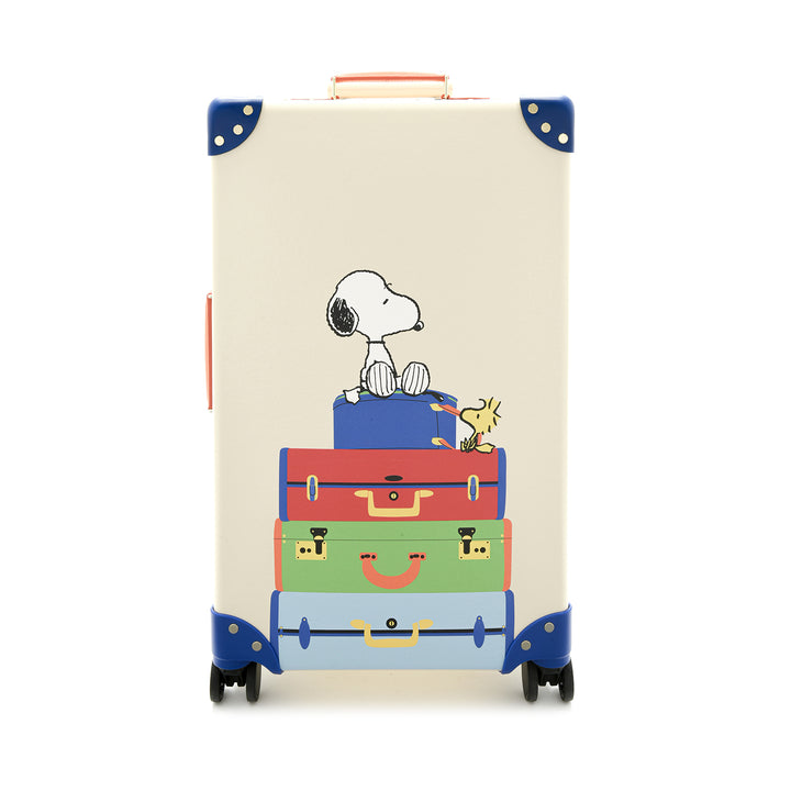 ピーナッツ · ミディアム チェックイン - 4ホイール | アイボリー/ブルー