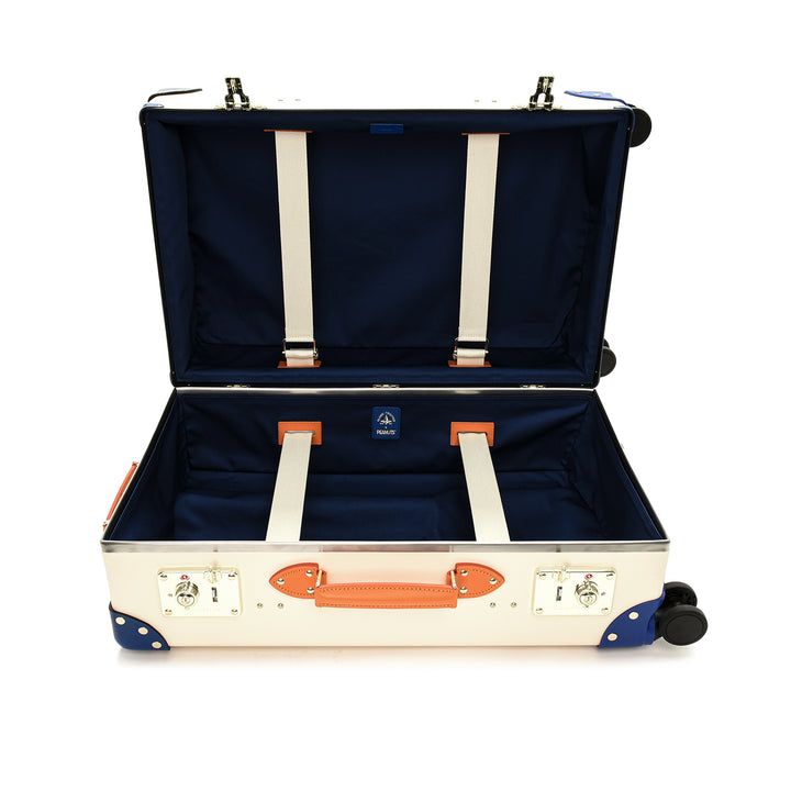 ピーナッツ · ミディアム チェックイン - 4ホイール | アイボリー/ブルー